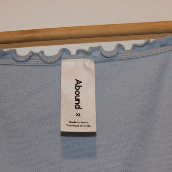 NEW Abound Lettuce edge Mini dress Women XL - Picture 6 of 11